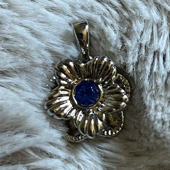 NEW Sophia Fiori Sterling Silver Blue Azurite Gems - Picture 3 of 3